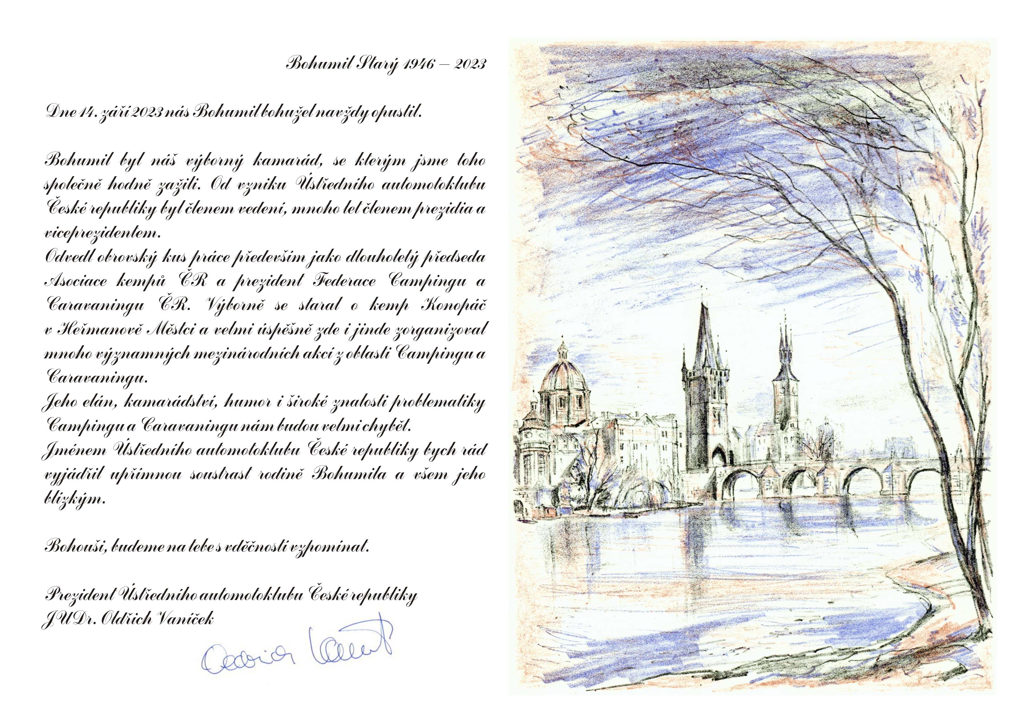 Bohumil Starý 1946 – 2023